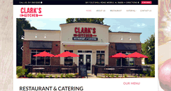 Desktop Screenshot of clarkskitchencatering.com